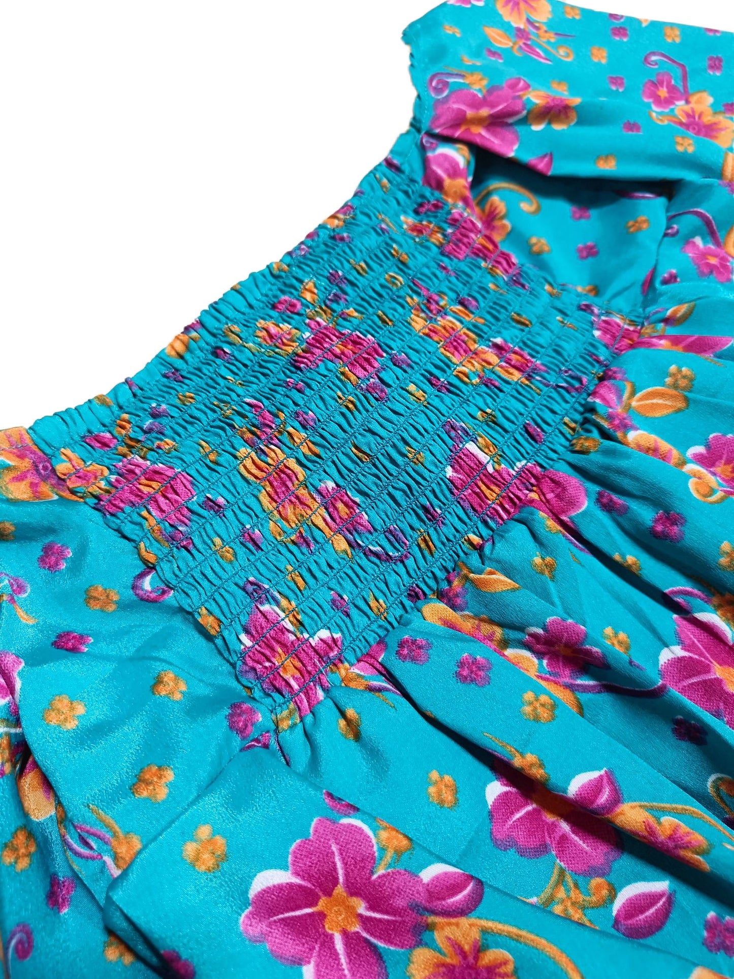 FLORIO HALTER TOP IN TURQOISE